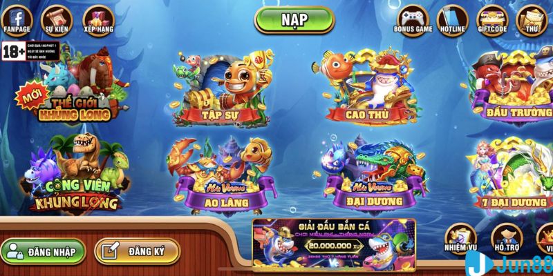 Các tính năng đặc biệt của game vua săn cá